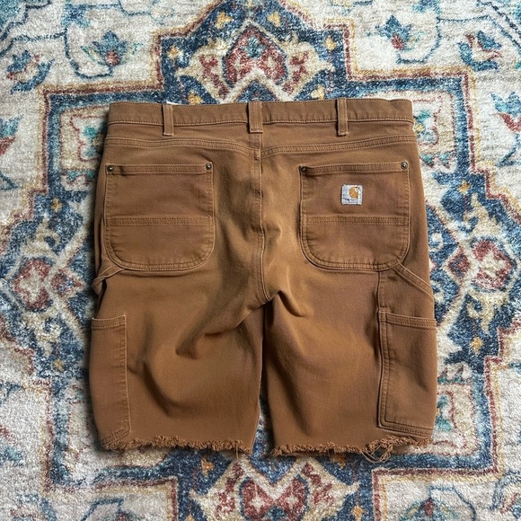 Carhartt Double Knee Cutoff Shorts Size 12 - Picture 2 of 6